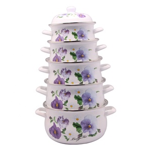 Ensemble d'ustensiles de cuisine <span class=keywords><strong>en</strong></span> <span class=keywords><strong>fonte</strong></span> émaillée à bas prix - Product Image 4
