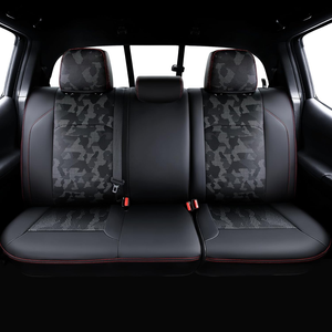 Housses de siège en cuir complètes pour Tacoma 3ème génération 2016-2023 Housses de siège de voiture Double cabine SR5 TRD OffRoad Sport Housses de siège universelles - Product Image 6