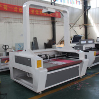 Machine de gravure laser CO2 1390 100W avec caméra CCD en option, type portique, refroidissement par eau, haute productivité, compatible AI/BMP/PLT, pour bois jusqu'à 20mm