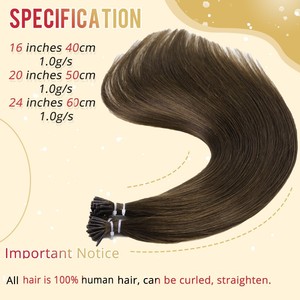 ผมต่อแบบ I-Tip และ Nano Ring คุณภาพสูง ปี 2026 ผมแท้ Remy จากยุโรป แบบ Super Double Drawn  พร้อมเคราติน  ปลายผมหนาและแข็งแรง - Product Image 5