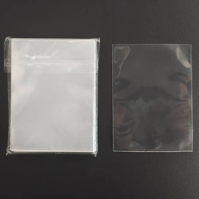 Clear Transparent Trading Card Sleeves Outer Protective Sleeves for Standard-Sized Game Cards and Collectible Cards