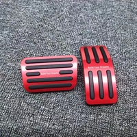 Couvre-pédales d'accélérateur et de frein en alliage d'aluminium sur mesure pour BYD Fangchengbao Leopard 5, antidérapant, accessoires intérieurs de voiture