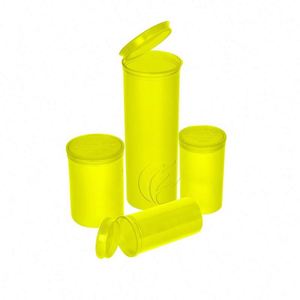 Vente en gros bleu personnalisé 30DR Pop Top flacons avec logo emballage de dispensaire anti-odeur 60 Dram Pop Top conteneurs en plastique médecine - Product Image 5