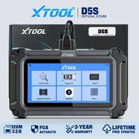 Outil de diagnostic automobile XTOOL D5S OBD2 pour le diagnostic du moteur, de la transmission, de l'ABS, du SRS avec un nouveau système d'exploitation Linux 15+ Réinitialisations Mises à jour gratuites à vie