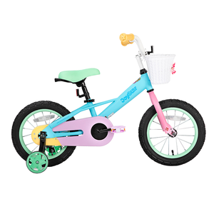 Vélo pour enfants JOYSTAR en acier à une vitesse avec freins à pied et à main, panier en plastique, roues de 12 à 18 pouces, roues d'apprentissage pour les enfants de 2 à 10 ans - Product Image 1