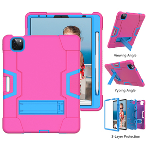 Caso Defender Per <span class=keywords><strong>iPad</strong></span> <span class=keywords><strong>Pro</strong></span> <span class=keywords><strong>11</strong></span> pollici <span class=keywords><strong>2018</strong></span> /2020 /2021 Heavy Duty Antiurto Rugged Armatura Tablet <span class=keywords><strong>Cover</strong></span> + matita Supporto Cavalletto - Product Image 4