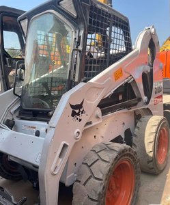 गर्म बिक्री बोबकैट S185 का उपयोग मिनी स्किड स्टीयर व्हील लोडर बहुक्रियाशील ट्रैक लोडर्स बोबकैट - Product Image 4