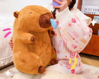 Usine personnalisée Production oreiller doux original en peluche Snot-sucer Capybara jouets laid dessin animé poupées cadeaux
