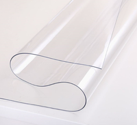 Rouleau de PVC souple transparent découpable et flexible, couverture de table imperméable et résistante à l'huile pour usage domestique et en restaurant, feuille de PVC