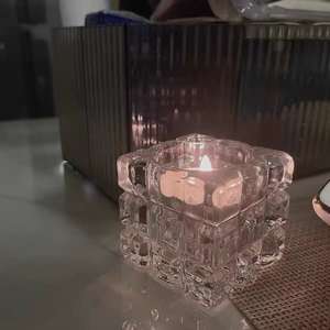 Nuevas Bases <span class=keywords><strong>de</strong></span> Exhibición <span class=keywords><strong>de</strong></span> Cristal Transparente Cuadradas para Esferas, Soporte para Esferas - Product Image 4