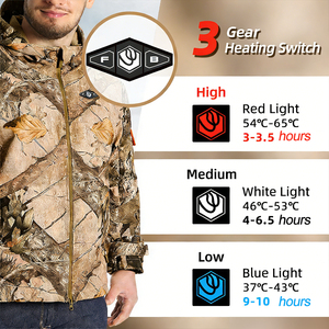 <span class=keywords><strong>Veste</strong></span> de <span class=keywords><strong>chasse</strong></span> <span class=keywords><strong>chauffante</strong></span> pour <span class=keywords><strong>homme</strong></span> Mydays Outdoor <span class=keywords><strong>avec</strong></span> capuche, en polaire, chauffage électrique, lavable, <span class=keywords><strong>avec</strong></span> <span class=keywords><strong>batterie</strong></span> externe intégrée - Product Image 2