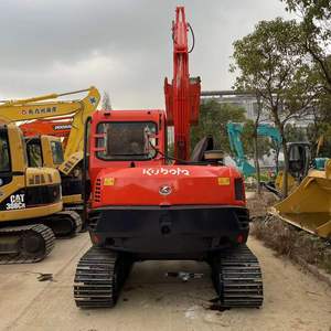 Presque neuf Mini-pelle d'occasion Kubota KX185 d'occasion 6.5 tonnes Kubota KX163 KX165 Pelle sur chenilles d'occasion Meilleur prix pour Offre Spéciale - Product Image 6