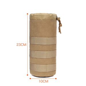 Bolsa Táctica Molle para Botella de Agua, Camuflaje, para Caza, Camping, Senderismo, con Cordón, Multifuncional, Bolsa de Almacenamiento para Botellas - Product Image 2