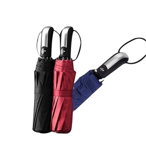 <span class=keywords><strong>Parapluie</strong></span> automatique pour hommes, haute qualité, résistant au vent, ouverture automatique, se fixe avec 3 plis - Product Image 1