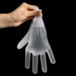 Disposable TPE Gloves L Size 0.05-0.1mm Thickness Solid Color For Household Cleaning Dishwashing Hairdressing Beauty Use - Product Image 4