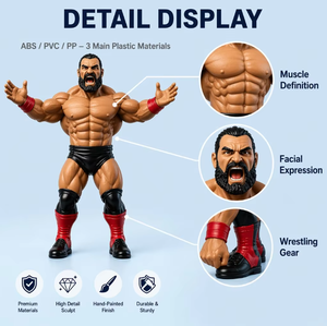 Figura <span class=keywords><strong>de</strong></span> Acción <span class=keywords><strong>de</strong></span> Luchador Musculoso Personalizada OEM, Estatua Realista <span class=keywords><strong>de</strong></span> Atleta Masculino, Modelo <span class=keywords><strong>de</strong></span> PVC para Decoración del Hogar, Recuerdo, Regalo para Coleccionistas - Product Image 2