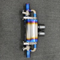 Knalpot Catback Titanium Sport Berkatup Performa Tinggi untuk Porsche 911 992 GT3 RS 4.0L