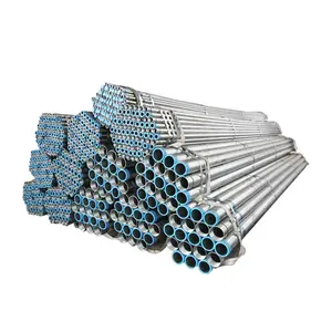 China Supplier Galvanized Steel Seamless Pipe And Tube Gi Iron Round Pipe Hot Dip Steel Pipe