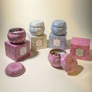 Handmade Charming thơm Hàng Mã nến trang trí tin Hoa Khô hoàn hảo Bộ quà tặng - Product Image 6