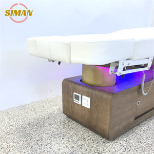 Fauteuil d'esthétique électrique Siman, <span class=keywords><strong>lit</strong></span> <span class=keywords><strong>de</strong></span> beauté cosmétique avec commande par pédale, Maca Camilla Esttica, <span class=keywords><strong>lit</strong></span> d'esthéticienne - Product Image 6