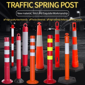 Sangat Terlihat Keselamatan Jalan Penghalang Lalu Lintas Fleksibel Lembut Delineator Peringatan <span class=keywords><strong>Post</strong></span> - Product Image 2
