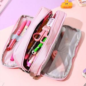 Estuche de lápices Art de gran capacidad, bolsa de 3 compartimentos para bolígrafos para adolescentes escolares - Product Image 3