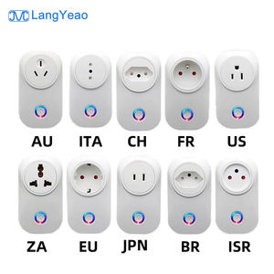 Enchufe Inteligente WiFi ZIGBEE LangYeao Tuya, Enchufe EU BR UK US IT AU FR, Temporizador, Monitor de Energía, Compatible con <span class=keywords><strong>Google</strong></span> Home, Alexa, Smartlife, 16A - Product Image 1