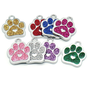 CustomPet Chien Chat <span class=keywords><strong>Tag</strong></span> Id Aluminium Téléphone Téléphone Fournitures Alliage Forme Ronde Charme Porte-clés Étiquette Plaque Porte-clés - Product Image 5