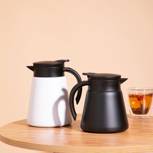 Cafetera de Acero Inoxidable de 800 ml, Termo de Café de Doble Pared con Aislamiento, Tetera Aislada para el Hogar de Gran Capacidad - Product Image 1