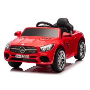 รถยนต์ของเล่นเด็กแบบขี่ได้ รุ่น Mercedes Benz SL500 ลิขสิทธิ์แท้ ใช้พลังงานแบตเตอรี่ 12V ผลิตจากพลาสติก สำหรับเด็กอายุ 2 ถึง 4 ปี - Product Image 1