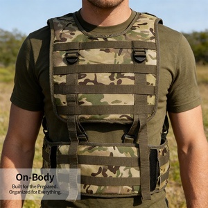 カスタマイズ可能な屋外戦術迷彩ベスト、屋外トレーニングに最適 - Product Image 6