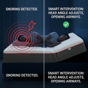 Cama Ajustable con Función Antironquidos, Despertador por Voz sin Conexión, Marco de Cama Inteligente con Control Remoto Inalámbrico, OEM, Personalizable, Venta al Por Mayor - Product Image 3