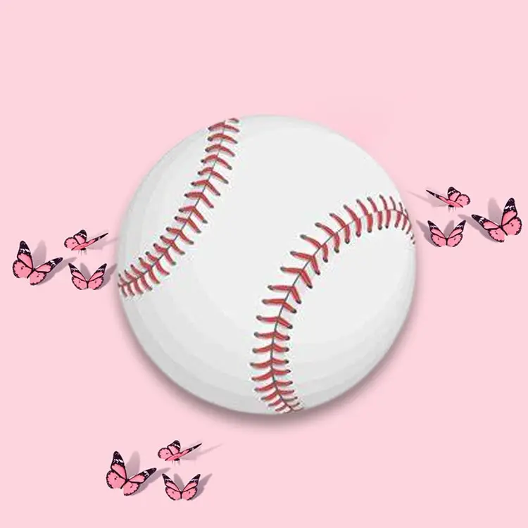 Baseball sportivo all'ingrosso con Logo personalizzato di dimensioni Standard