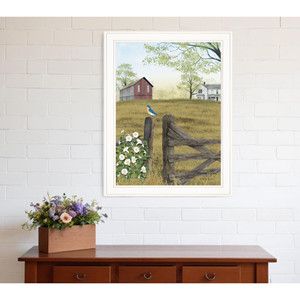 HMS mattine gloria 3 bianco incorniciato arte della parete stampa elegante per la casa pezzo decorativo - Product Image 1