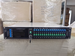 TL-1550-16B 1550nm phiên bản mới lớn cảm ứng hiển thị công suất cao wdm khuếch đại quang edfa SNMP Key GPON xgspon 10g CATV dự án - Product Image 2