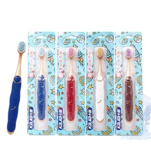 Cepillo de dientes para niños, cerdas suaves, colorido, manual, paquete de 3 piezas, para mayores de 6 años, con diseño de mango divertido - Product Image 5