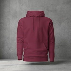 Sudadera con Capucha Naranja para Hombre, de Felpa, Corte Regular, con Bolsillo, Tejida, para Otoño - Product Image 2