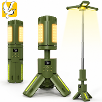 Lampe de camping LED portable pour l'extérieur, lampe de tente étanche longue durée, lampe d'urgence télescopique multifonctionnelle