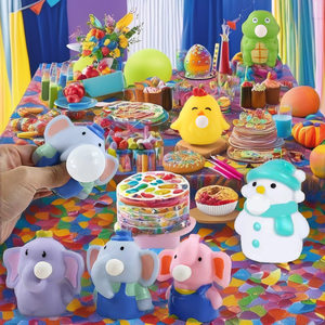Giocattolo Sensoriale Antistress a Forma di Hamburger, Squishy a Lenta Risalita per Bambini, Ideale come Gadget per Feste - Product Image 2