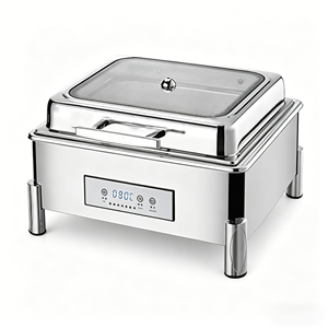 Chauffe-<span class=keywords><strong>Plat</strong></span> Électrique FLEY <span class=keywords><strong>en</strong></span> Acier Inoxydable 201 à Prix d'Usine avec Contrôle <span class=keywords><strong>de</strong></span> Température pour la Restauration et les Buffets d'Hôtel - Product Image 5