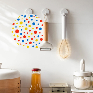 Cute Classic Non-Slip Kitchen Tableware Safe Durable BPA-Free Eco-Friendly <b>Heat</b>-<b>Resistant</b> <b>Silicone</b> Induction <b>Mats</b> with Polka-Dot - Product Image 2