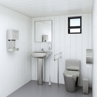 Fabricant professionnel de WC modulaires Maison-conteneur mobile Toilettes publiques portables en acier inoxydable