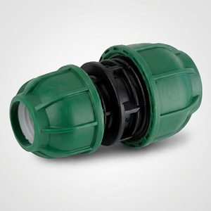 Acoplamiento Reductor de Compresión SAP Ring Design para Tuberías de PE/HDPE, Material PP Virgen, 63*32, Garantía de 3 Años para Suministro de Agua y Drenaje - Product Image 1