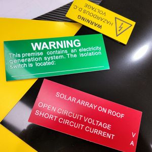 <span class=keywords><strong>Plaque</strong></span> en <span class=keywords><strong>plastique</strong></span> double couleur ABA gravée au laser CNC <span class=keywords><strong>pour</strong></span> la publicité - Product Image 2