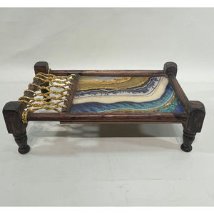 Bandeja de Madera Artesanal para Servir Comida, Pieza Funcional de Diseño Elegante, Precio de Mayoreo - Product Image 6