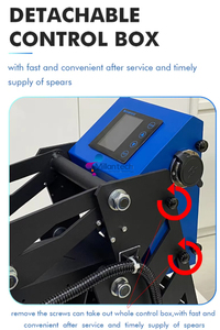 Máquina de Prensa de Calor Automática de Apertura Fácil con Diseño de Cajón Deslizante MillanDrawer, 16x20, Calentamiento Uniforme, Máquina de Sublimación por Transferencia para Camisetas - Product Image 6