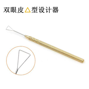 Triangle And U Shaped Eye Gauge <b>Measuring</b> Ruler Stainless Steel Precision <b>Tool</b> For Measurement - Product Image 2