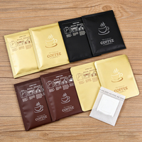 Nouvelle conception, filtre à café à dégoulinement écologique, petit sachet de filtre à café vide, sachet de filtre à café à dégoulinement suspendu, sachets de café à infuser, emballage
