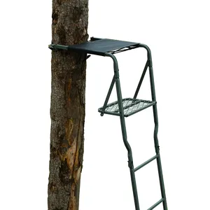 Оптовая продажа, уличное складное телескопическое сиденье для охоты с оленем, металлическая лестница для скалолазания, слепой охоты