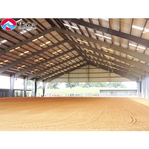 50X20X10 Hangar d'équitation intérieur en acier léger et économique, préfabriqué, avec services de soudage et de découpe - Product Image 3